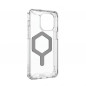 Apple iPhone 15 Pro Max Hülle Urban Armor Gear Plyo Premium-Gehäuse  MagSAFE  Eissilber