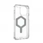 Apple iPhone 15 Pro Max Hülle Urban Armor Gear Plyo Premium-Gehäuse  MagSAFE  Eissilber