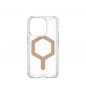 Apple iPhone 15 Pro Hülle Urban Armor Gear Plyo Premium-Gehäuse  MagSAFE  Eisgold
