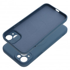 Apple iPhone 15 Plus Hülle Silicone Mag Cover MagSAFE  Blau