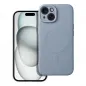 Apple iPhone 15 Hülle Silicone Mag Cover MagSAFE  Hellblau