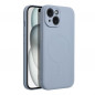 Apple iPhone 15 Hülle Silicone Mag Cover MagSAFE  Hellblau