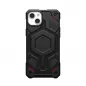 Apple iPhone 15 Plus Hülle Urban Armor Gear Monarch Pro MagSAFE   Kevlar Schwarz