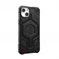 Apple iPhone 15 Plus Hülle Urban Armor Gear Monarch Pro MagSAFE   Kevlar Schwarz