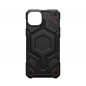 Apple iPhone 15 Plus Hülle Urban Armor Gear Monarch Pro MagSAFE   Kevlar Schwarz