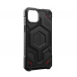Apple iPhone 15 Plus Hülle Urban Armor Gear Monarch Pro MagSAFE   Kevlar Schwarz