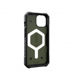 Apple iPhone 15 Hülle Urban Armor Gear Pathfinder Premium-Gehäuse  MagSAFE  Oliv