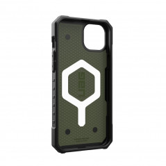 Apple iPhone 15 Plus Hülle Urban Armor Gear Pathfinder Premium-Gehäuse  MagSAFE  Oliv