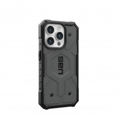 Apple iPhone 15 Pro Hülle Urban Armor Gear Pathfinder Premium-Gehäuse  MagSAFE  Silber