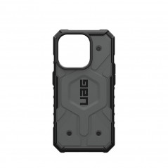 Apple iPhone 15 Pro Hülle Urban Armor Gear Pathfinder Premium-Gehäuse  MagSAFE  Silber