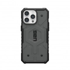 Apple iPhone 15 Pro Max Hülle Urban Armor Gear Pathfinder Premium-Gehäuse  MagSAFE  Silber