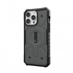 Apple iPhone 15 Pro Max Hülle Urban Armor Gear Pathfinder Premium-Gehäuse  MagSAFE  Silber