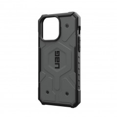 Apple iPhone 15 Pro Max Hülle Urban Armor Gear Pathfinder Premium-Gehäuse  MagSAFE  Silber