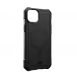 Apple iPhone 15 Plus Hülle Urban Armor Gear Essential Premium-Gehäuse  MagSAFE  Schwarz
