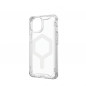 Apple iPhone 15 Hülle Urban Armor Gear Plyo Premium-Gehäuse  MagSAFE  Eisweiß