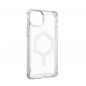 Apple iPhone 15 Plus Hülle Urban Armor Gear Plyo Premium-Gehäuse  MagSAFE  Eisweiß