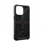 Apple iPhone 15 Pro Max Hülle Urban Armor Gear Monarch Premium-Gehäuse  MagSAFE   Kevlar Schwarz