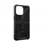 Apple iPhone 15 Pro Max Hülle Urban Armor Gear Monarch Premium-Gehäuse  MagSAFE   Kevlar Schwarz