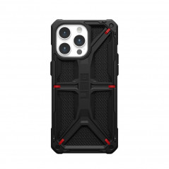 Apple iPhone 15 Pro Max Hülle Urban Armor Gear Monarch Premium-Gehäuse  MagSAFE   Kevlar Schwarz