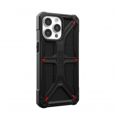Apple iPhone 15 Pro Max Hülle Urban Armor Gear Monarch Premium-Gehäuse  MagSAFE   Kevlar Schwarz