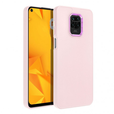 XIAOMI Redmi Note 9S Hülle FRAME Elegant  Puderrosa