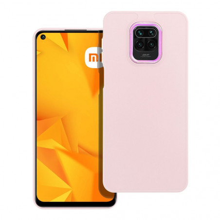 XIAOMI Redmi Note 9 Pro Hülle FRAME Elegant  Puderrosa