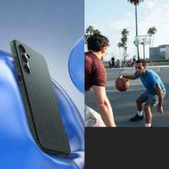 Samsung Galaxy S23 FE Hülle Spigen  Liquid Air Abgrundgrün