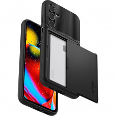 Samsung Galaxy S23 FE Hülle Spigen Slim Armor CS Schwarz