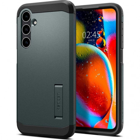 Samsung Galaxy S23 FE Hülle Spigen Tough Armor Abgrundgrün