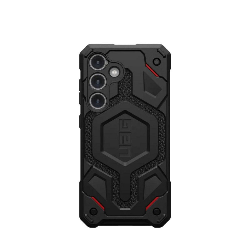 Samsung Galaxy S24 Hülle Urban Armor Gear Monarch Premium-Gehäuse  MagSAFE   Kevlar Schwarz