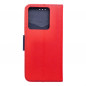 XIAOMI Redmi Note 13 Pro 5G Book Handytaschen Fancy Book Rot / Marine
