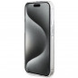 Apple iPhone 15 Pro Hülle Guess 4G Gold Stripe Elegant  Braun