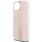 Apple iPhone 15 Plus Hülle Guess 4G Gold Stripe Elegant  Rosa