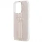 Apple iPhone 15 Pro Hülle Guess 4G Gold Stripe Elegant  Rosa