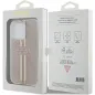 Apple iPhone 15 Pro Hülle Guess 4G Gold Stripe Elegant  Rosa