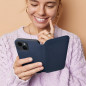 Samsung Galaxy A15 LTE Book Handytaschen Dual Pocket book Marine