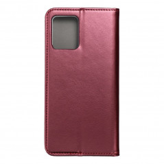 Motorola Moto G54 Book Handytaschen Smart Magneto book Burgund