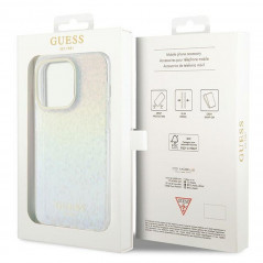 Apple iPhone 14 Pro Max Hülle Guess IML Faceted Mirror Elegant  Disco schillernd