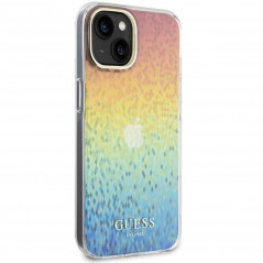 Apple iPhone 15 Hülle Guess IML Faceted Mirror Elegant  Disco schillernd