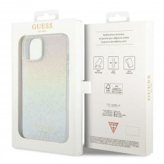 Apple iPhone 15 Hülle Guess IML Faceted Mirror Elegant  Disco schillernd