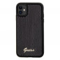 Apple iPhone 11 Hülle Guess Sequin Script Metal Elegant  Schwarz
