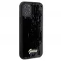 Apple iPhone 12 Hülle Guess Sequin Script Metal Elegant  Schwarz