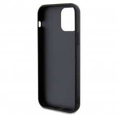 Apple iPhone 12 Hülle Guess Sequin Script Metal Elegant  Schwarz