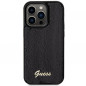Apple iPhone 13 Pro Hülle Guess Sequin Script Metal Elegant  Schwarz
