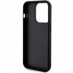 Apple iPhone 13 Pro Max Hülle Guess Sequin Script Metal Elegant  Schwarz