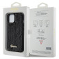 Apple iPhone 14 Hülle Guess Sequin Script Metal Elegant  Schwarz