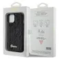 Apple iPhone 14 Hülle Guess Sequin Script Metal Elegant  Schwarz