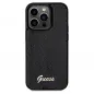 Apple iPhone 14 Pro Max Hülle Guess Sequin Script Metal Elegant  Schwarz