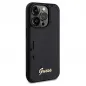 Apple iPhone 14 Pro Max Hülle Guess Sequin Script Metal Elegant  Schwarz