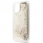 Apple iPhone 11 Hülle Guess Liquide Glitter Charms Elegant  Gold